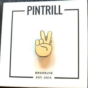 NEW Pintrill Peace Sign Pin